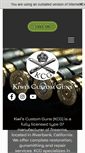 Mobile Screenshot of kiwiscustomguns.com